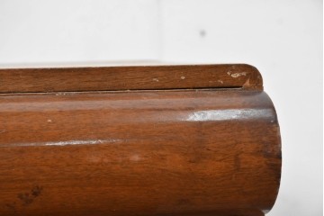 和製ヴィンテージ　ミッドセンチュリー　丸みのある前板が特徴的な横長小引き出し　(R-086787)