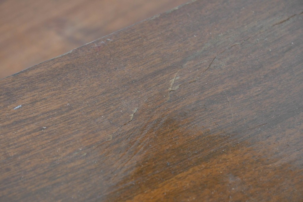 和製ヴィンテージ　ミッドセンチュリー　丸みのある前板が特徴的な横長小引き出し　(R-086787)