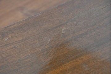 和製ヴィンテージ　ミッドセンチュリー　丸みのある前板が特徴的な横長小引き出し　(R-086787)