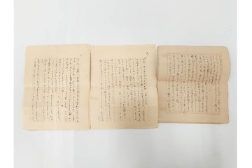 倉田百三　「絶対の恋愛」の元になった自筆書簡(恋文)　ハガキ1枚・手紙53通・封筒・写真の資料まとめてセット　(R-086790)