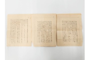 倉田百三　「絶対の恋愛」の元になった自筆書簡(恋文)　ハガキ1枚・手紙53通・封筒・写真の資料まとめてセット　(R-086790)