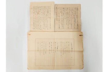 倉田百三　「絶対の恋愛」の元になった自筆書簡(恋文)　ハガキ1枚・手紙53通・封筒・写真の資料まとめてセット　(R-086790)