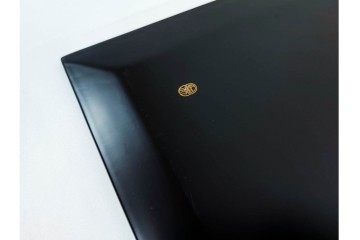 製　和田瑾斎作 鶯宿梅文の蒔絵が美しい菓子器・平安象彦作 雅な小吸物膳5点のセット　共箱付き　(R-086793)