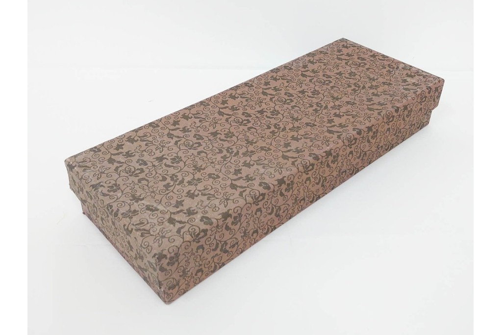 韓国　朴鎬仁作　螺鈿細工の鶴図と漢詩のデザインが見事な屏風　外箱付き　(R-086794)