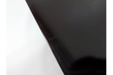 内梨地　蒔絵で描かれた竹林七賢人図が上品な硯箱　雨端硯付き　(R-086795)