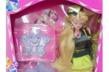 韓国　Barbie(バービー)　クリスタルシリーズ・誕生日モチーフ　バービー人形7点セット　外箱付き　(R-086796)