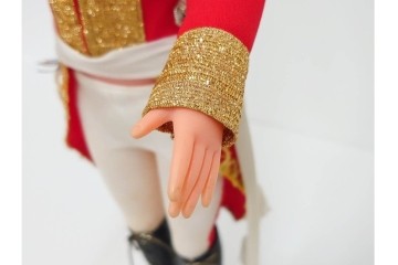 当時物　サンエートイ・アサヒ玩具製　「ベルサイユのばら」　オスカルの人形　大中小3点セット　(大)高さ約55cm　(R-086797)