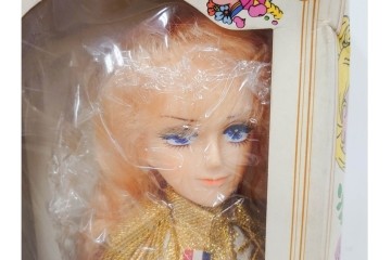 当時物　サンエートイ・アサヒ玩具製　「ベルサイユのばら」　オスカルの人形　大中小3点セット　(大)高さ約55cm　(R-086797)