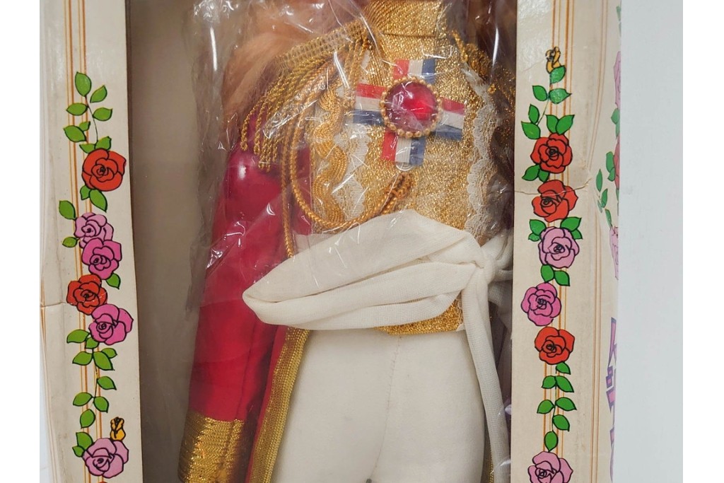 当時物　サンエートイ・アサヒ玩具製　「ベルサイユのばら」　オスカルの人形　大中小3点セット　(大)高さ約55cm　(R-086797)