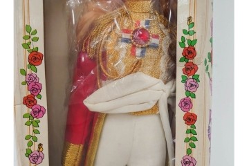 当時物　サンエートイ・アサヒ玩具製　「ベルサイユのばら」　オスカルの人形　大中小3点セット　(大)高さ約55cm　(R-086797)