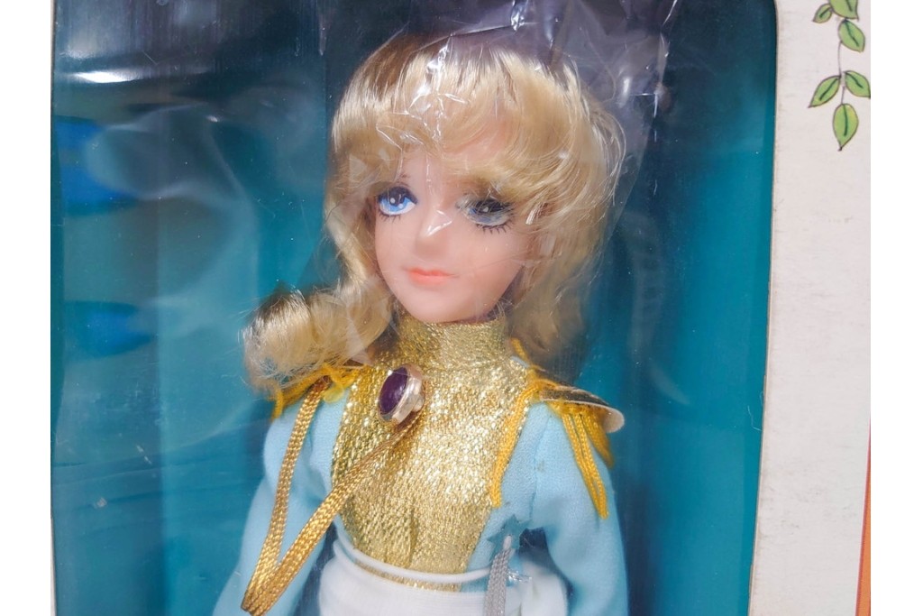 当時物　サンエートイ・アサヒ玩具製　「ベルサイユのばら」　オスカルの人形　大中小3点セット　(大)高さ約55cm　(R-086797)