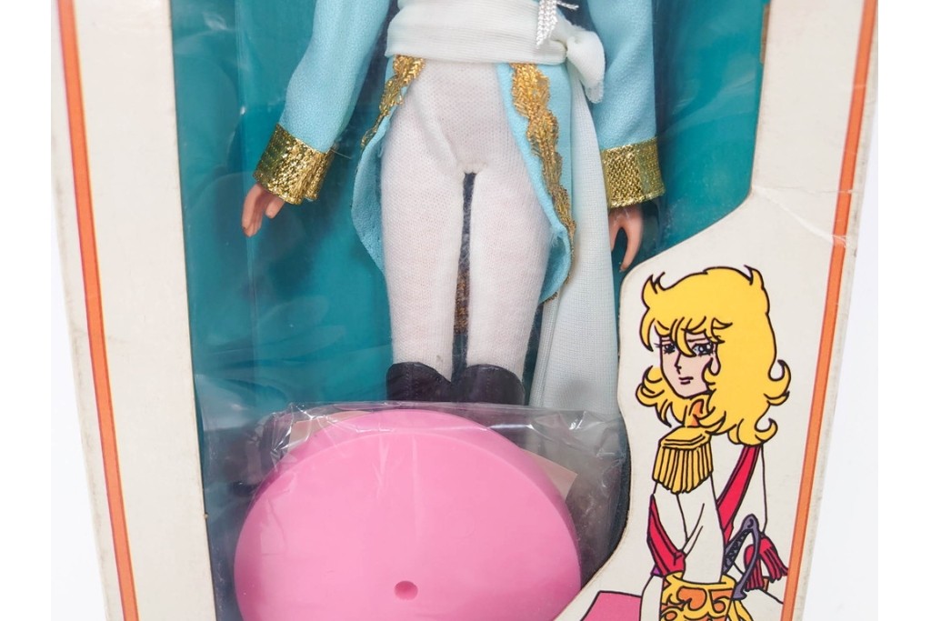 当時物　サンエートイ・アサヒ玩具製　「ベルサイユのばら」　オスカルの人形　大中小3点セット　(大)高さ約55cm　(R-086797)