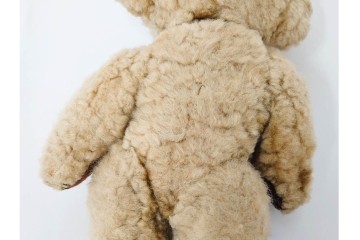 イギリスヴィンテージ　メリーソート(MERRY THOUGHT)社　チーキーシリーズ　REGタグ付き　高さ約34cmの愛らしいテディベア　(R-086799)