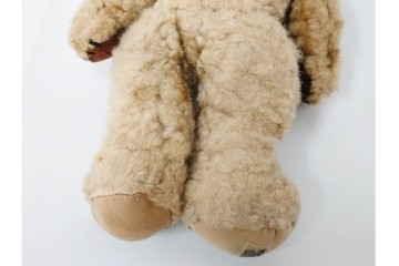 イギリスヴィンテージ　メリーソート(MERRY THOUGHT)社　チーキーシリーズ　REGタグ付き　高さ約34cmの愛らしいテディベア　(R-086799)