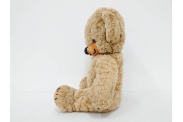 イギリスヴィンテージ　メリーソート(MERRY THOUGHT)社　チーキーシリーズ　REGタグ付き　高さ約34cmの愛らしいテディベア　(R-086799)