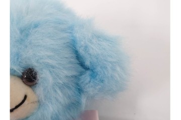 イギリスヴィンテージ　メリーソート(MERRY THOUGHT)社　チーキーシリーズ　高さ約31cm　可愛いブルーのテディベア　(R-086800)