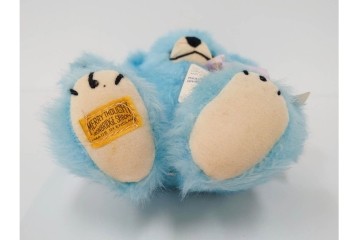 イギリスヴィンテージ　メリーソート(MERRY THOUGHT)社　チーキーシリーズ　高さ約31cm　可愛いブルーのテディベア　(R-086800)