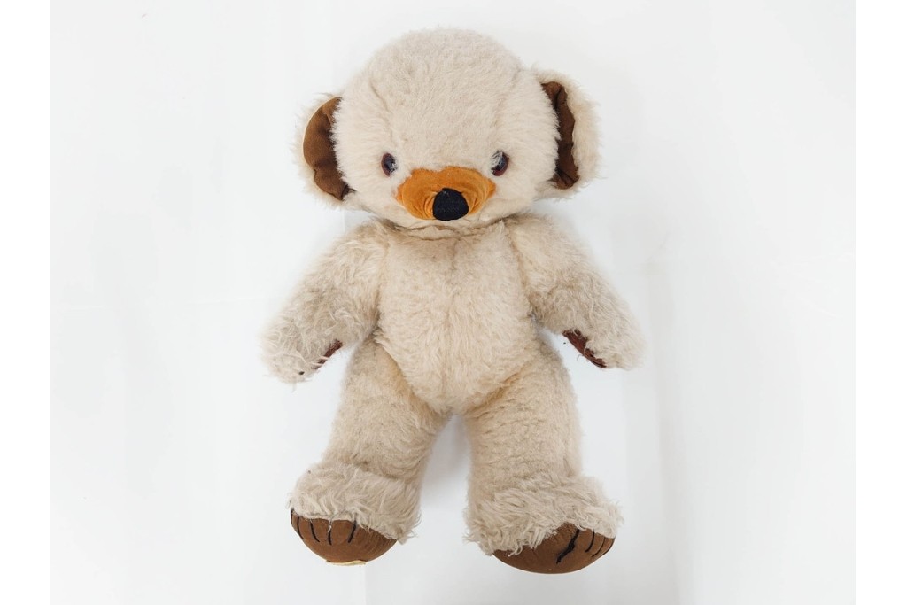 イギリスヴィンテージ　メリーソート(MERRY THOUGHT)社　チーキーシリーズ　高さ約43cmの可愛らしいテディベア2点セット　(R-086801)