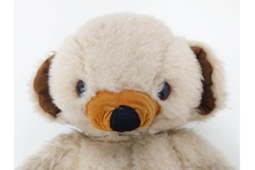 イギリスヴィンテージ　メリーソート(MERRY THOUGHT)社　チーキーシリーズ　高さ約43cmの可愛らしいテディベア2点セット　(R-086801)