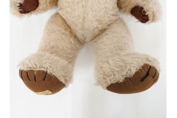 イギリスヴィンテージ　メリーソート(MERRY THOUGHT)社　チーキーシリーズ　高さ約43cmの可愛らしいテディベア2点セット　(R-086801)