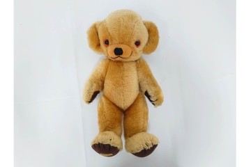 イギリスヴィンテージ　メリーソート(MERRY THOUGHT)社　チーキーシリーズ　高さ約43cmの可愛らしいテディベア2点セット　(R-086801)