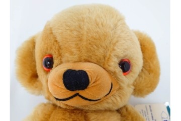 イギリスヴィンテージ　メリーソート(MERRY THOUGHT)社　チーキーシリーズ　高さ約43cmの可愛らしいテディベア2点セット　(R-086801)