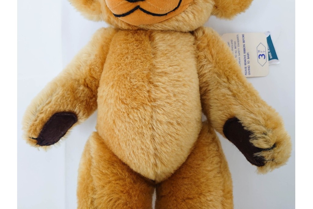 イギリスヴィンテージ　メリーソート(MERRY THOUGHT)社　チーキーシリーズ　高さ約43cmの可愛らしいテディベア2点セット　(R-086801)