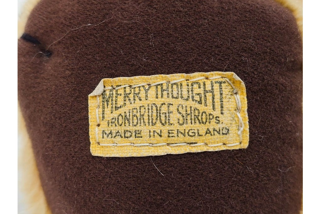 イギリスヴィンテージ　メリーソート(MERRY THOUGHT)社　チーキーシリーズ　高さ約43cmの可愛らしいテディベア2点セット　(R-086801)