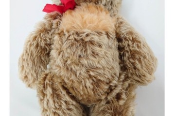 ドイツヴィンテージ　シュタイフ(Steiff)　ゾッティ　高さ約46cm・35cm・21cm・17cm　心が和むテディベア4点セット　(R-086802)