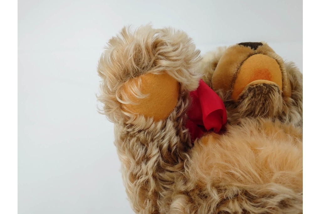 ドイツヴィンテージ　シュタイフ(Steiff)　ゾッティ　高さ約46cm・35cm・21cm・17cm　心が和むテディベア4点セット　(R-086802)