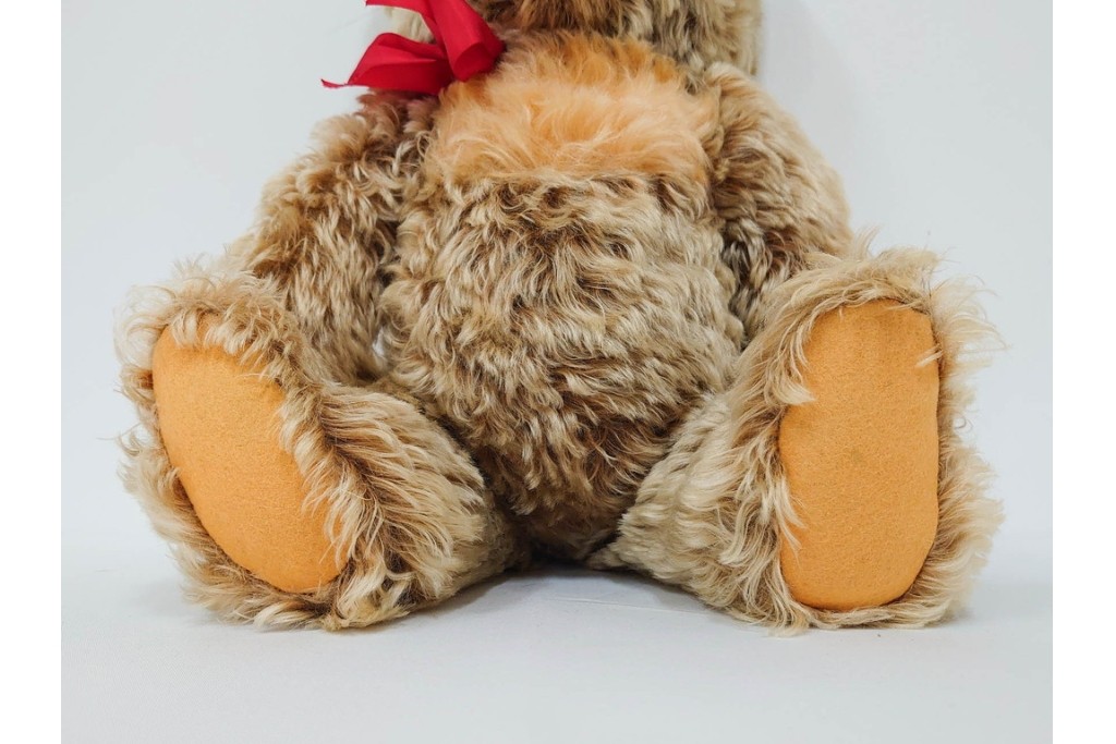 ドイツヴィンテージ　シュタイフ(Steiff)　ゾッティ　高さ約46cm・35cm・21cm・17cm　心が和むテディベア4点セット　(R-086802)