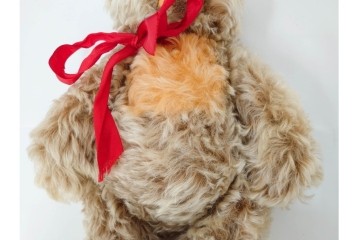 ドイツヴィンテージ　シュタイフ(Steiff)　ゾッティ　高さ約46cm・35cm・21cm・17cm　心が和むテディベア4点セット　(R-086802)