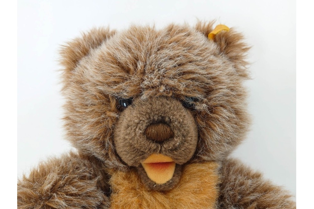 ドイツヴィンテージ　シュタイフ(Steiff)　ゾッティ　高さ約38cm・30cm・30cm　愛くるしい表情のテディベア3点セット　(R-086803)