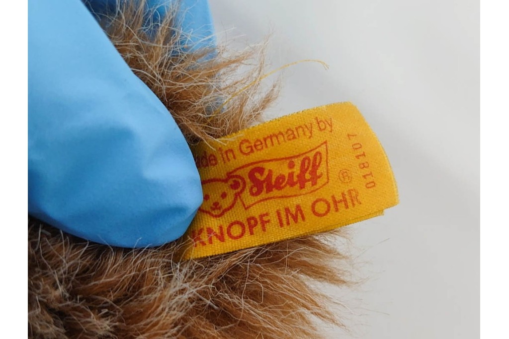 ドイツヴィンテージ　シュタイフ(Steiff)　ゾッティ　高さ約38cm・30cm・30cm　愛くるしい表情のテディベア3点セット　(R-086803)