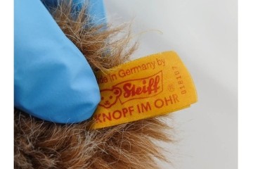 ドイツヴィンテージ　シュタイフ(Steiff)　ゾッティ　高さ約38cm・30cm・30cm　愛くるしい表情のテディベア3点セット　(R-086803)