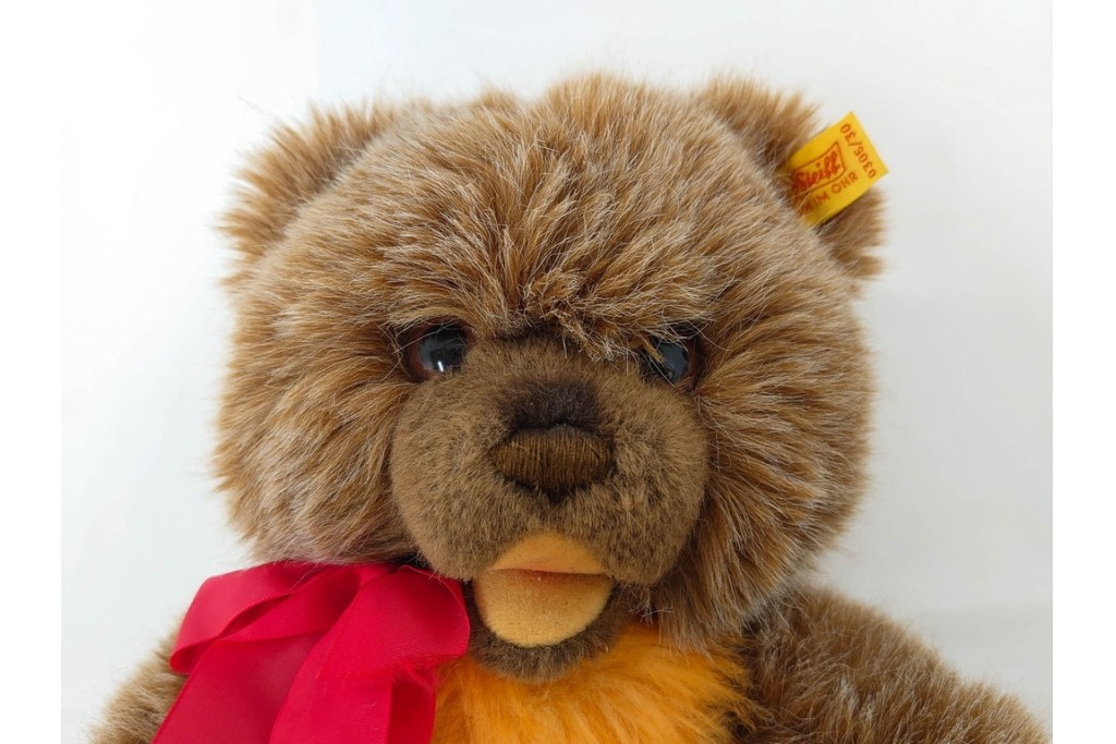 ドイツヴィンテージ　シュタイフ(Steiff)　ゾッティ　高さ約38cm・30cm・30cm　愛くるしい表情のテディベア3点セット　(R-086803)