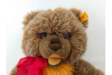 ドイツヴィンテージ　シュタイフ(Steiff)　ゾッティ　高さ約38cm・30cm・30cm　愛くるしい表情のテディベア3点セット　(R-086803)