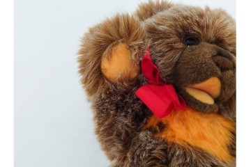 ドイツヴィンテージ　シュタイフ(Steiff)　ゾッティ　高さ約38cm・30cm・30cm　愛くるしい表情のテディベア3点セット　(R-086803)