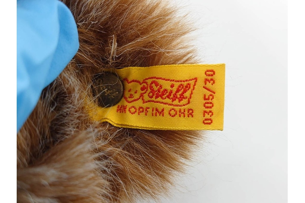 ドイツヴィンテージ　シュタイフ(Steiff)　ゾッティ　高さ約38cm・30cm・30cm　愛くるしい表情のテディベア3点セット　(R-086803)