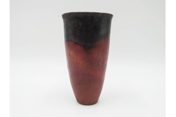 三越百貨店取り扱い　紀元前4000年　古代エジプト バダリ期(バダーリ期)の土器　「黒頭赤器」　共箱付き　(R-086806)