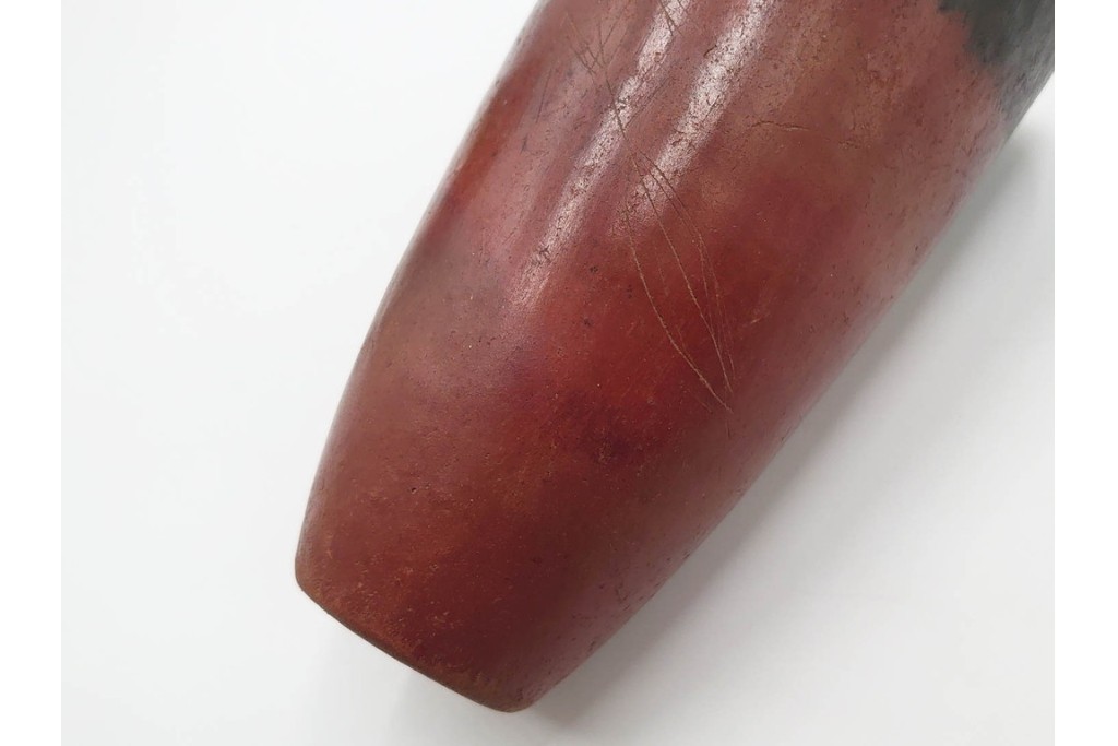 三越百貨店取り扱い　紀元前4000年　古代エジプト バダリ期(バダーリ期)の土器　「黒頭赤器」　共箱付き　(R-086806)