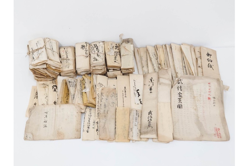 江戸期　鳥取藩 武信潤太郎・武信佐五右衛門　武信家関係などの古文書まとめてセット　(R-086824)