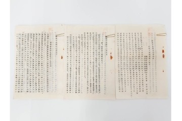 昭和初期　極秘扱い　枢密院・司法省刑事局　司法大臣(風見章)へ宛てた書簡などまとめてセット　(R-086825)