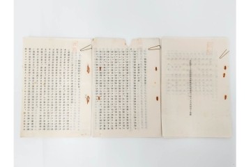 昭和初期　極秘扱い　枢密院・司法省刑事局　司法大臣(風見章)へ宛てた書簡などまとめてセット　(R-086825)