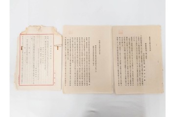 昭和初期　極秘扱い　枢密院・司法省刑事局　司法大臣(風見章)へ宛てた書簡などまとめてセット　(R-086825)