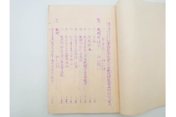 明治38年　日露戦争・満州　「奉天附近会戦第九師団戦闘詳報」4冊セット　(R-086826)