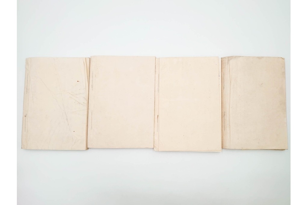 明治38年　日露戦争・満州　「奉天附近会戦第九師団戦闘詳報」4冊セット　(R-086826)