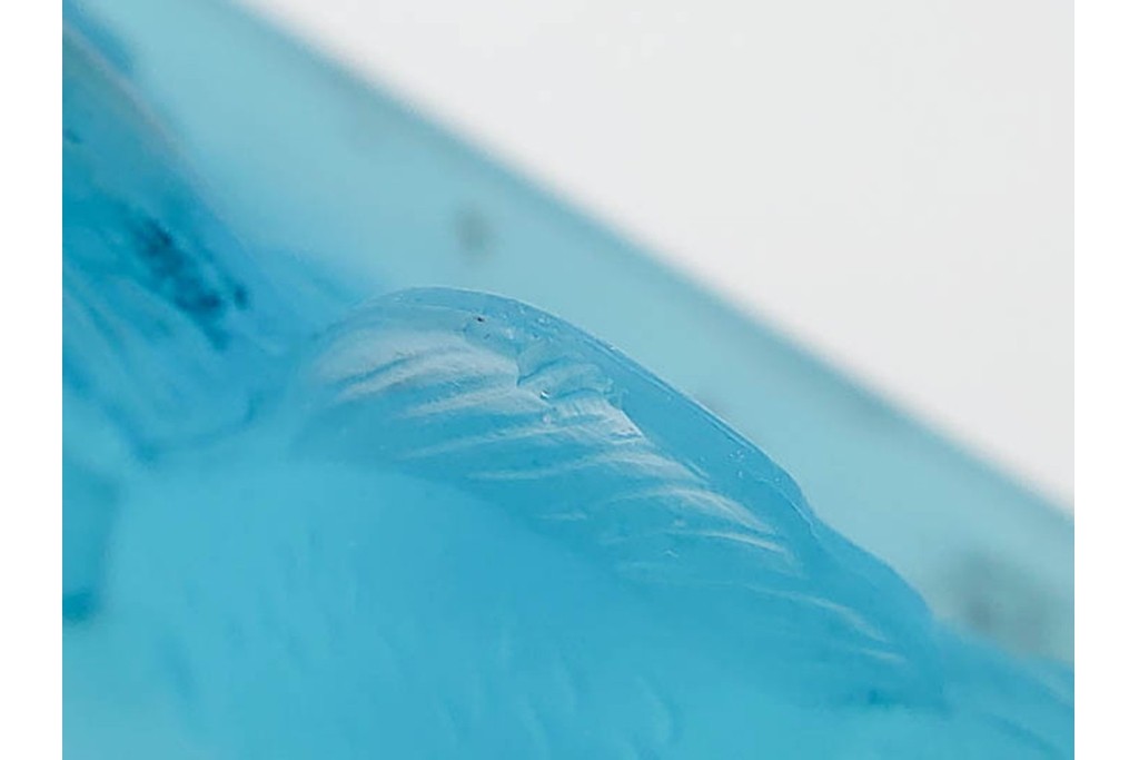 戦前　当時物　金魚モチーフのガラスの文鎮　(R-086828)