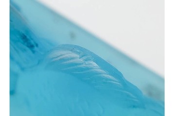 戦前　当時物　金魚モチーフのガラスの文鎮　(R-086828)