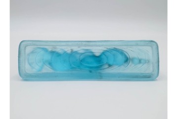 戦前　当時物　金魚モチーフのガラスの文鎮　(R-086828)